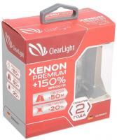 Лампы ксеноновые D1S ClearLight Xenon Premium +150% (PCL D1S 150-2XP-2)