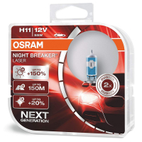 Автолампа H11 Osram Night Breaker Laser Next Generation +150% (64211NL-HCB)
