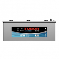 Аккумулятор Tubor Aquatech EFB - 190 А/ч (евро) - стартерно-тяговый (для лодочных электромоторов)