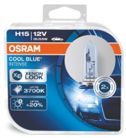 Автолампы H15 Osram Cool Blue Intense +20% 3700K (64176CBI-HCB)