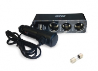 Разветвитель прикуривателя AVS CS 313U 12/24 (на 3 гнезда + USB)