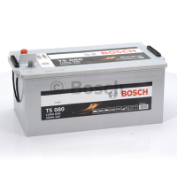 Грузовой аккумулятор Bosch T5 080 Silver - 225 А/ч (0 092 T50 800) европейская полярность (+-)