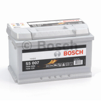 Аккумулятор автомобильный Bosch S5 007 Silver Plus - 74 А/ч (0 092 S50 070) [-+]