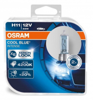 Автолампы H11 Osram Cool Blue Intense +20% 4200K (64211CBI-HCB)