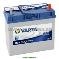Аккумулятор автомобильный Varta Asia Blue Dynamic B31 - 45 А/ч тонкие клеммы (545 155 033, B24L) [-+]