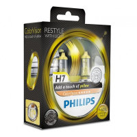 Автолампы H7 Philips ColorVision +60% Yellow (12972CVPYS2)