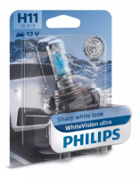 Автолампа H11 Philips WhiteVision Ultra 4200K (12362WVUB1)