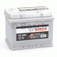 Аккумулятор автомобильный Bosch S5 006 Silver Plus - 63 А/ч (0 092 S50 060) [+-]