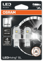 Светодиодные лампы W16W Osram LEDriving SL White 6000K (921DWP-02B)