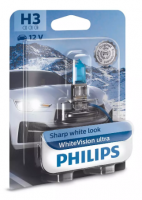 Автолампа H3 Philips WhiteVision Ultra 4200K (12336WVUB1)