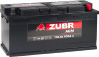 Аккумулятор Start-Stop автомобильный Zubr AGM - 105 А/ч [-+]