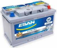 Аккумулятор автомобильный Esan - 80 А/ч [-+]
