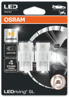 Светодиодные лампы W21W Osram LEDriving SL Amber (7504DYP-02B)