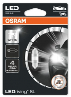 Светодиодная лампа C5W Osram LEDriving SL White 6000K (6413DWP-01B) 41mm