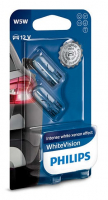 Автолампы W5W Philips White Vision (12961NBVB2)