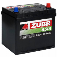 Аккумулятор автомобильный Zubr Premium Asia - 65 А/ч (D23L) [-+]