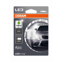 Светодиодные лампы W5W Osram LEDriving Standard Green (2880GR-02B)