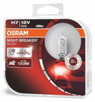 Автолампы H7 Osram Night Breaker Silver +100% (64210NBS-HCB)