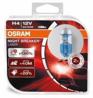 Автолампы H4 Osram Night Breaker Laser +130% (64193NBL-HCB)
