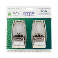 Лампы ксеноновые D1S MTF Night Assistant +100% 4800K (NABD1S)