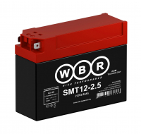 Мотоаккумулятор YTX4B-BS WBR AGM - 2.5 А/ч 40 А (SMT12-2,5)