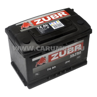 Аккумулятор автомобильный Zubr Ultra - 74 А/ч [-+]