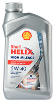 Моторное масло Shell Helix High Mileage 5W-40 SN