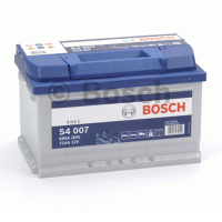 Аккумулятор автомобильный Bosch S4 007 Silver - 72 А/ч (0 092 S40 070) [-+]