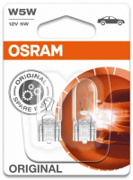 Автолампы W5W Osram Original (2825-02B)