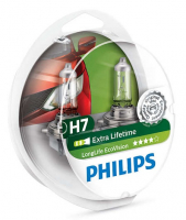 Автолампы H7 Philips LongLife EcoVision 3100K (12972LLECOS2)