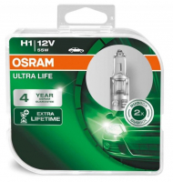 Автолампы H1 Osram Ultra Life 3100K (64150ULT-HCB)