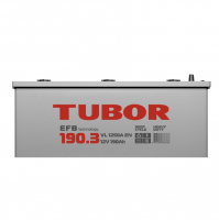 Грузовой аккумулятор Tubor EFB - 190 А/ч  европейская полярность (+-)