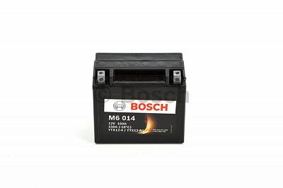 Мотоаккумулятор YTX12-BS Bosch M6 014 AGM - 10 А/ч (0 092 M60 140) [+ -]