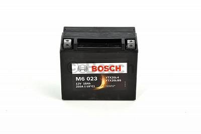 Мотоаккумулятор YTX20L-BS Bosch M6 023 AGM - 18 А/ч (0 092 M60 230) [- +]