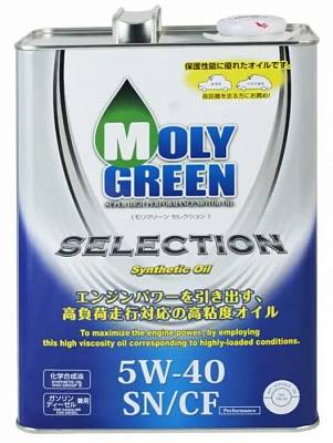 Моторное масло Molygreen Selection 5W-40 SN, CF