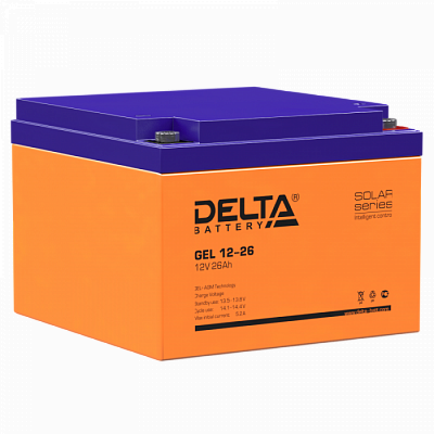 Аккумулятор Delta GEL - 26 А/ч (GEL 12-26)
