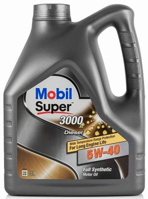 Моторное масло Mobil Super 3000 X1 5W-40 Diesel A3/B4