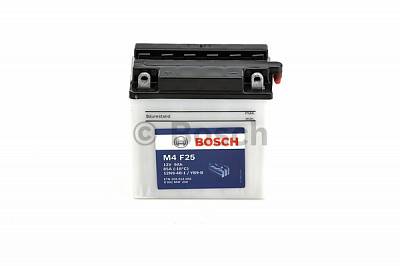 Мотоаккумулятор 12N9-4B-1 Bosch M4 F25 Fresh pack - 9 А/ч (0 092 M4F 250) [+ -]