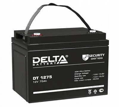 Аккумулятор Delta DT - 75 А/ч (DT 1275) ОПС серия