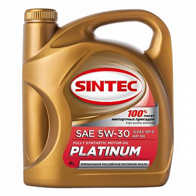 Моторное масло Sintec Platinum 5W-30 SN (4 л.)