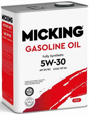 Моторное масло Micking Gasoline 5W-30 SP/RC