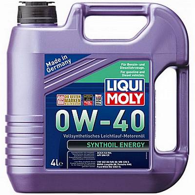 Моторное масло Liqui Moly Synthoil Energy 0W-40 A3/B4 (7536)