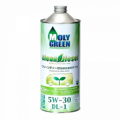 Моторное масло Molygreen Clean Diesel 5W-30 DL-1