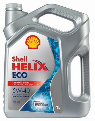 Моторное масло Shell Helix ECO 5W-40 SN