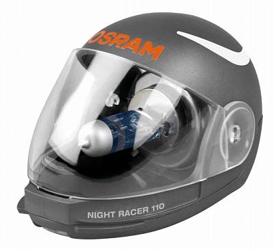 Мотолампы H4 Osram Night Racer +110% (64193NR1-02B)
