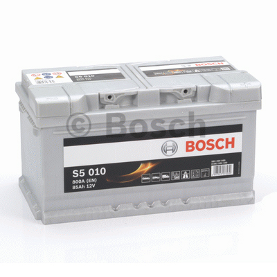 Аккумулятор автомобильный Bosch S5 010 Silver Plus - 85 А/ч (0 092 S50 100) [-+]