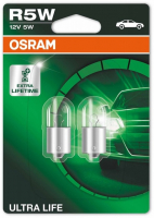 Автолампы R5W Osram Ultra Life (5007ULT-02B)