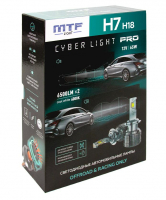 Светодиодные лампы H7/H18 MTF Cyber Light PRO 6000K  LED 6500lm (CP07K6)