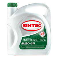 Sintec Антифриз EURO G11 антифриз зеленый (5 кг.)