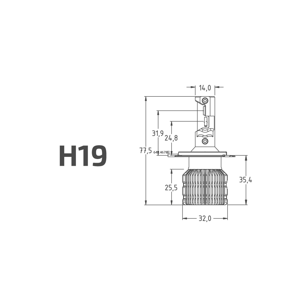 Светодиодные лампы H4/H19 MTF Dynamic Vision LED 5500K (DV04K5)